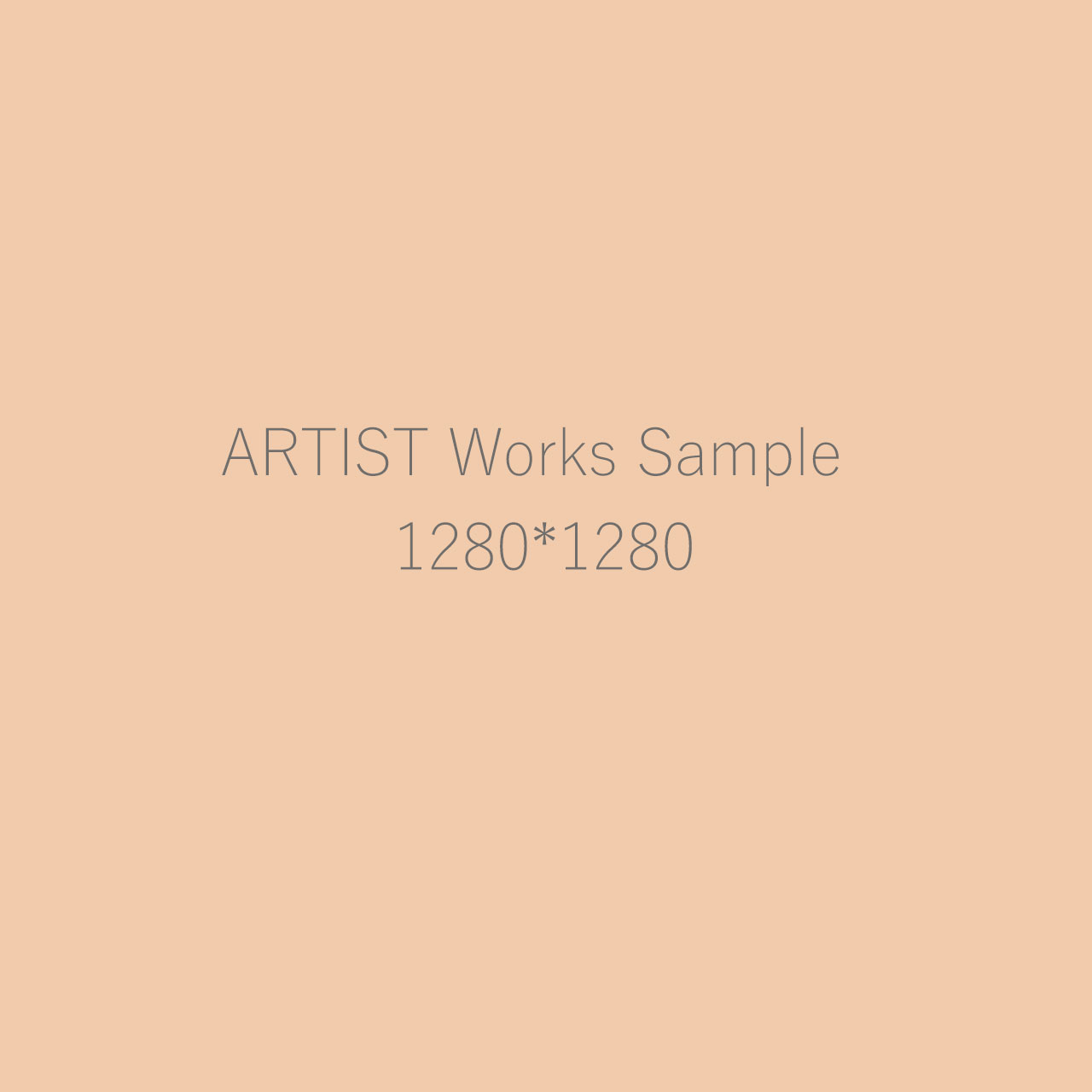 ARTIST　WORKS　Sample